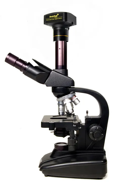 foto microscopio trinocular digital Levenhuk D670T 5.1M