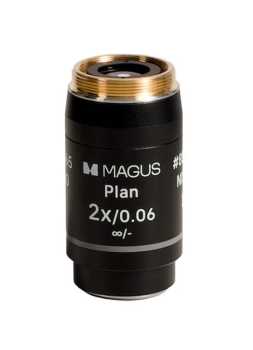 imagen objetivo MAGUS 2PL60 Plan 2х/0,06 ∞/- H60 mm,  1
