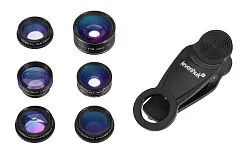 imagen juego de lentes para teléfono inteligente Levenhuk Lens S7