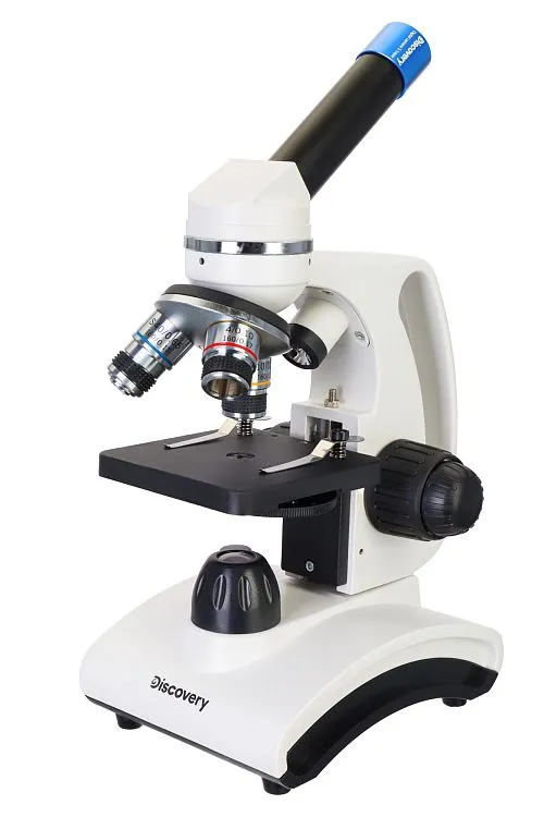 gráfico microscopio digital Levenhuk Discovery Femto Polar con libro