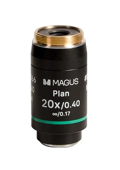 gráfico objetivo MAGUS 20PL60 Plan 20х/0,40 ∞/0,17 H60 mm,  1