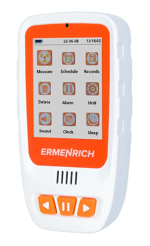 foto detector de radiación Ermenrich Ping RD40