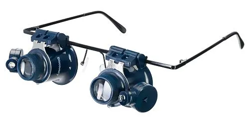 fotografía gafas lupa Levenhuk Discovery Crafts DGL 30,  1