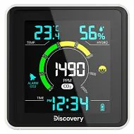 fotografía estación meteorológica Levenhuk Discovery Report WA40 con medidor de CO2