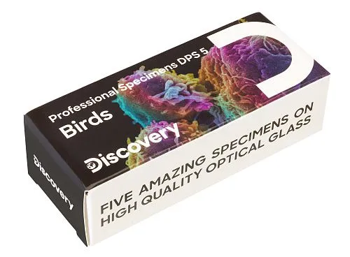 fotografía set de preparaciones para microscopio Levenhuk Discovery Prof DPS 5. «Aves»,  1