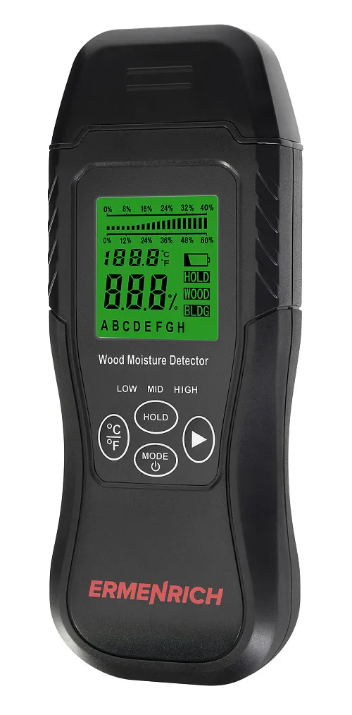 gráfico detector de humedad Ermenrich Wett MW30