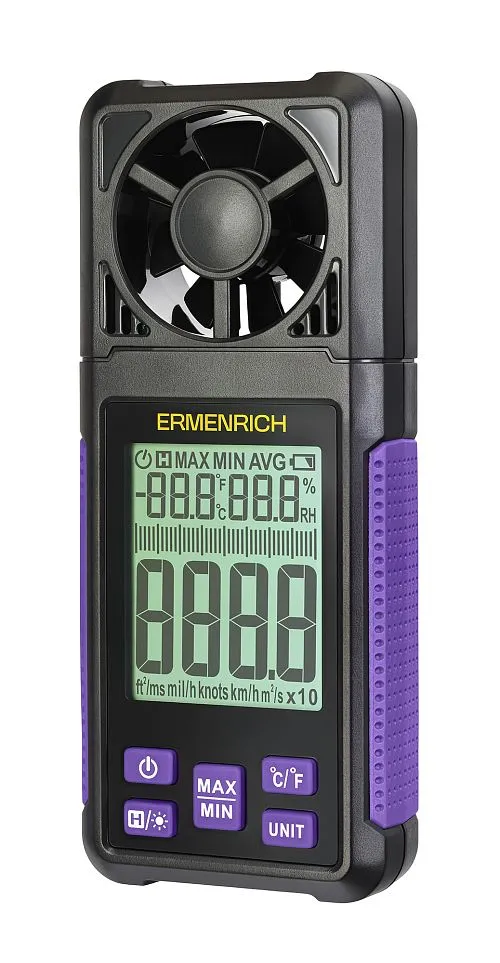 imagen anemómetro digital Ermenrich Seek DN10,  1