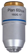 fotografía objetivo plano acromático Levenhuk MED 60x