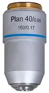 fotografía objetivo plano acromático Levenhuk MED 40x