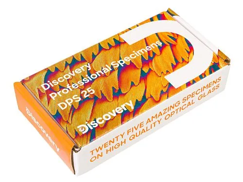 fotografía set de preparaciones para microscopio Levenhuk Discovery Prof DPS 25. «Biología, Aves, etc.»,  1