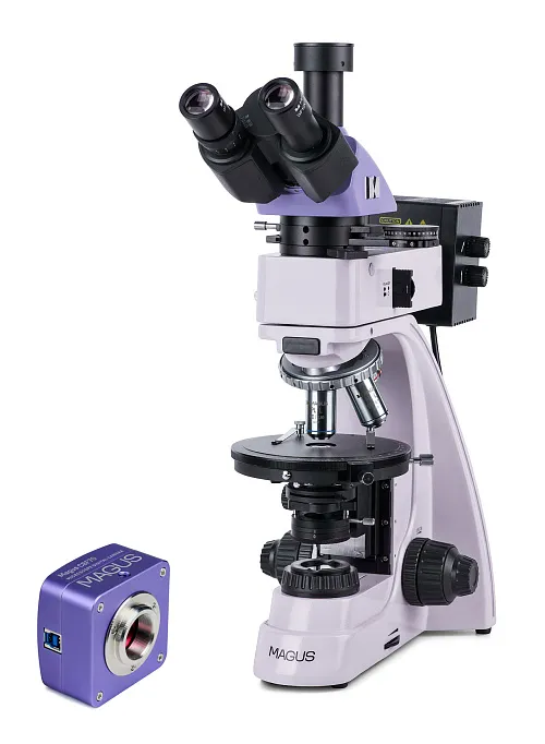 foto microscopio polarizador digital MAGUS Pol D850