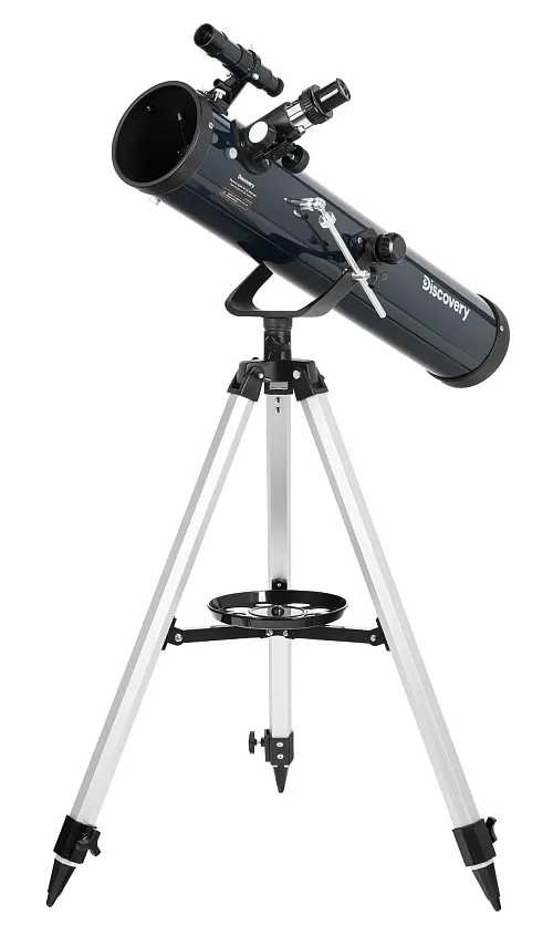 imagen telescopio Levenhuk Discovery Spark 767 AZ con libro
