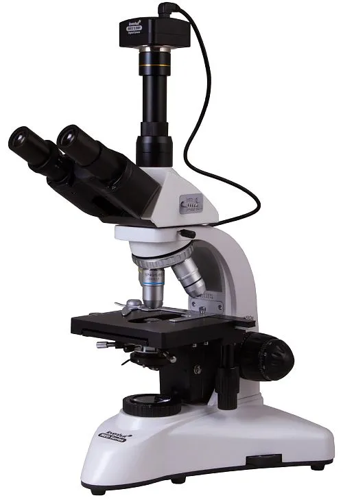 imagen microscopio trinocular digital Levenhuk MED D20T