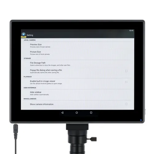 fotografía microscopio trinocular digital Levenhuk MED D45T LCD,  16