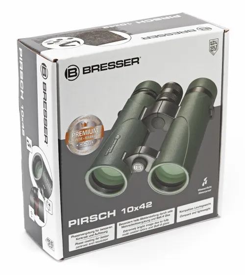 gráfico prismáticos Bresser Pirsch 10x42,  10