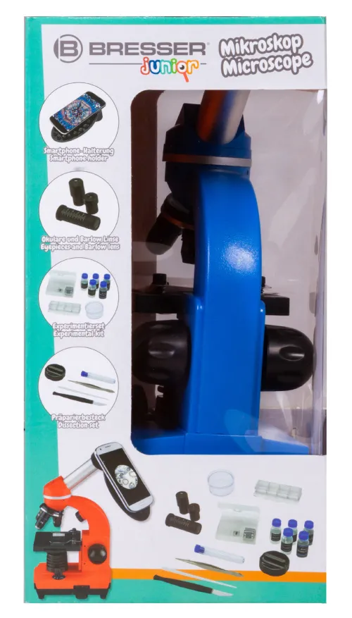 gráfico microscopio Bresser Junior Biolux SEL 40–1600x,  14
