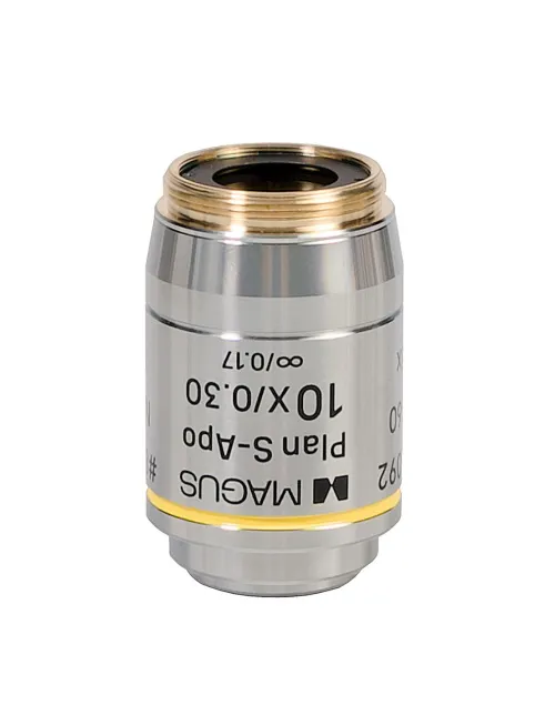 foto juego de objetivos MAGUS FL S-APO60 PlanF S-Apo 4х/10х/20х/40х/100х aceite ∞/0,17 H60 mm,  4
