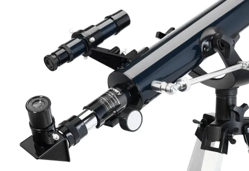 gráfico telescopio Levenhuk Discovery Spark 607 AZ con libro,  10