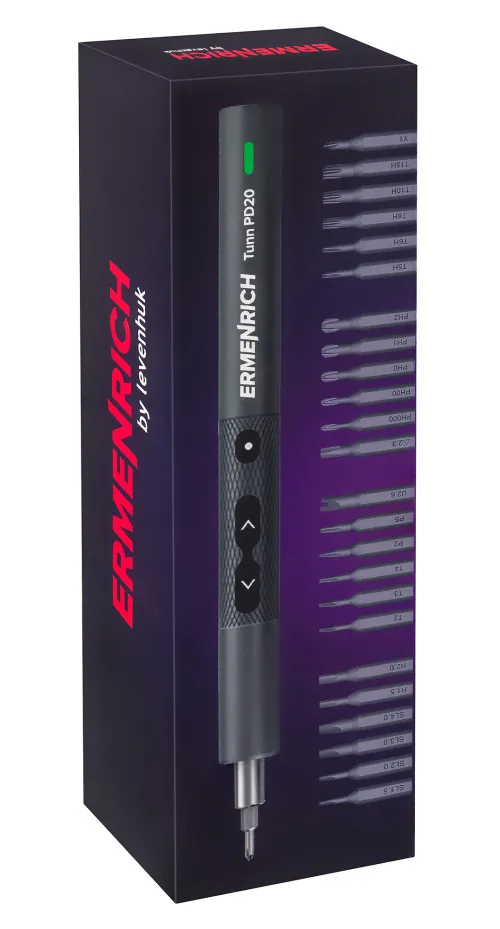 fotografía destornillador eléctrico Ermenrich Tunn PD20,  9