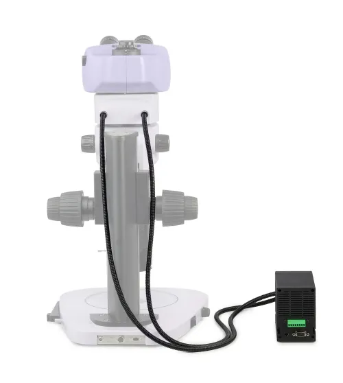 foto luz episcópica LED MAGUS CEI A18 con fuente de alimentación e inserto de objetivo,  5