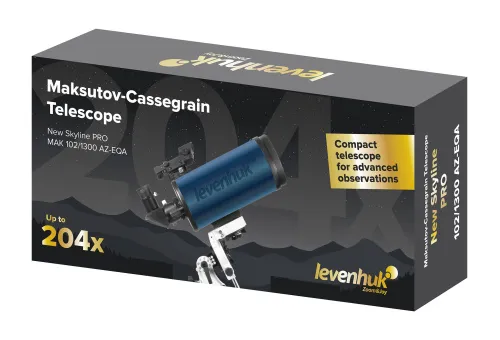 foto telescopio Levenhuk New Skyline PRO MAK 102/1300 AZ-EQA,  2
