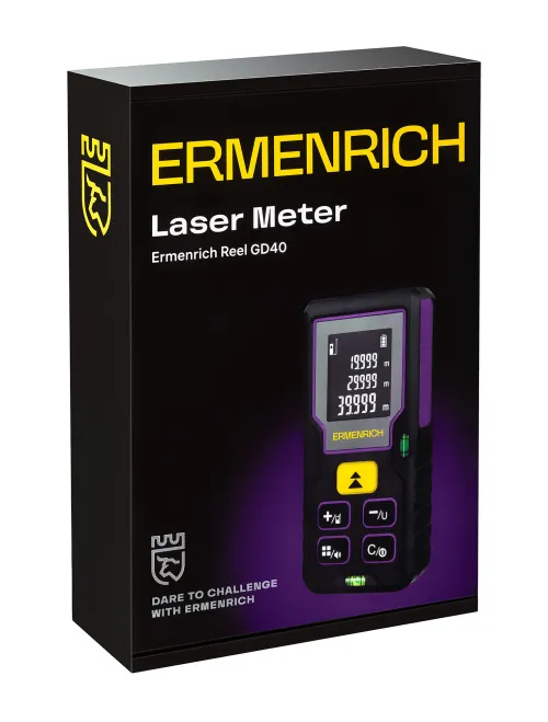 gráfico medidor láser Ermenrich Reel PLUS GD40,  7