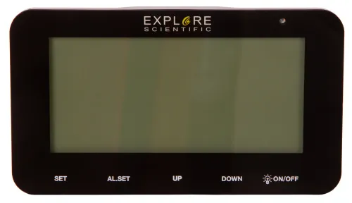 fotografía reloj despertador digital Explore Scientific RC, negro,  3