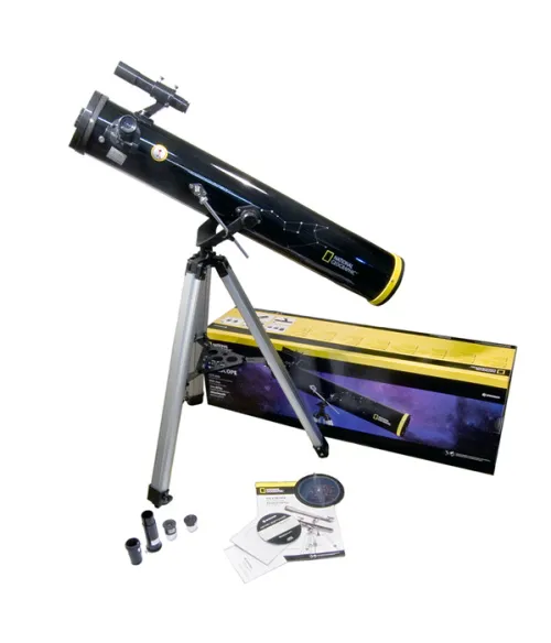 gráfico telescopio Bresser National Geographic 114/900 AZ,  2