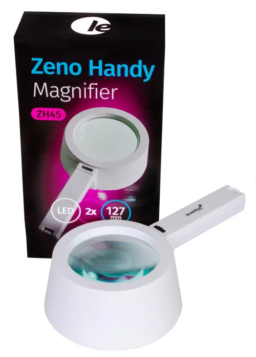 gráfico lupa Levenhuk Zeno Handy ZH45,  2