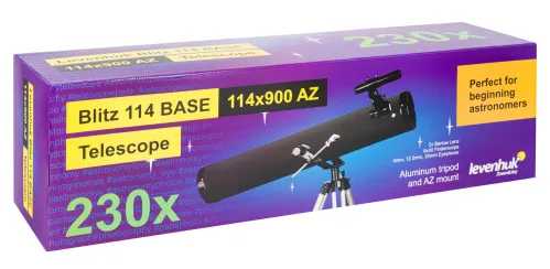 imagen telescopio Levenhuk Blitz 114 BASE,  12