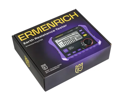 imagen comprobador de resistencia de tierra Ermenrich Ping ET60,  9