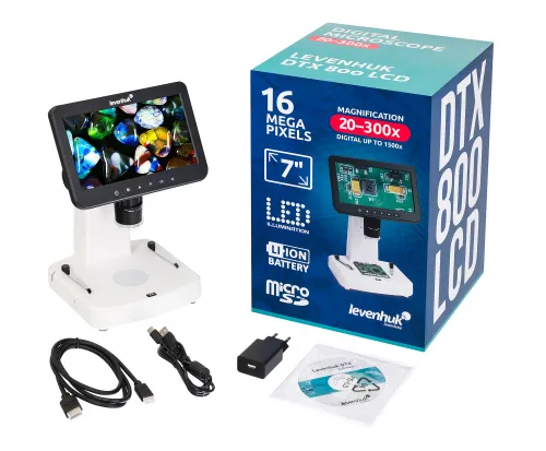 imagen microscopio digital Levenhuk DTX 800 LCD,  2