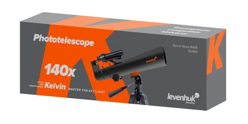 fotografía fototelescopio Levenhuk Kelvin Nova BASE 70/400,  6