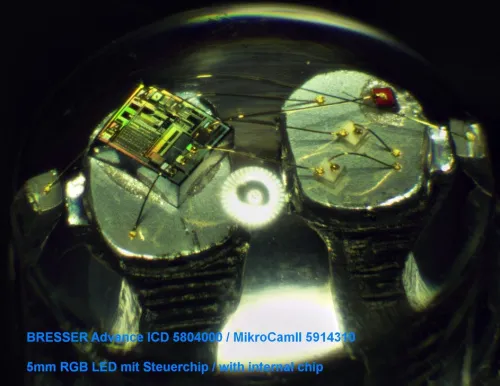 fotografía microscopio Bresser Advance ICD 10–160x,  4