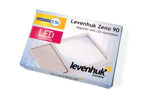 foto lente de Fresnel Levenhuk Zeno 90, 2,5x, 48/45 mm, Metal,  2