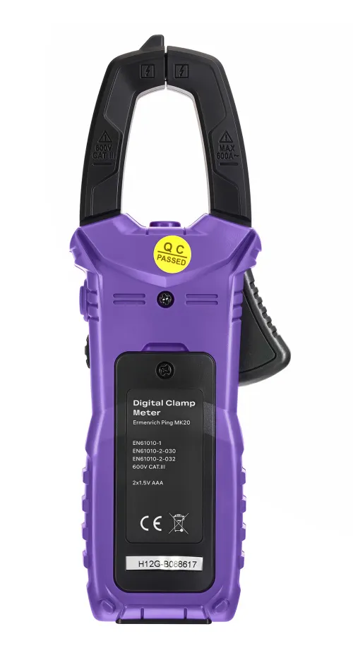 foto amperímetro de pinza digital Ermenrich Ping MK20,  8