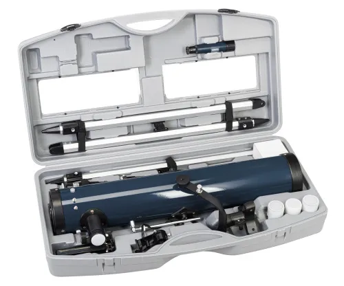 gráfico telescopio Levenhuk Discovery Spark Travel 76 con libro,  4