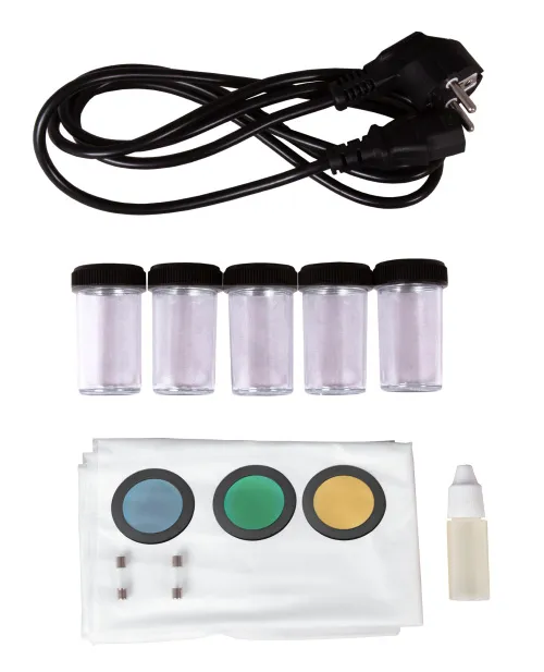 imagen microscopio trinocular digital Levenhuk MED D30T LCD,  18