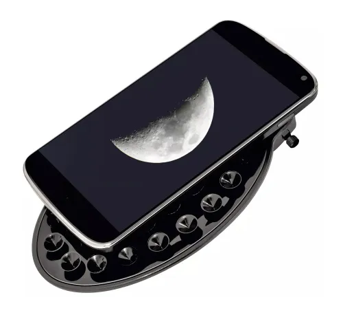 fotografía telescopio Bresser Lyra 70/900 EQ3 con filtro solar,  3