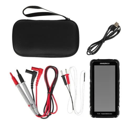 foto multímetro digital Ermenrich Zing TC33,  10