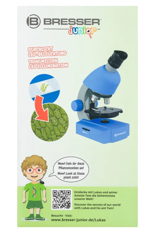 fotografía microscopio Bresser Junior 40–640x,  14
