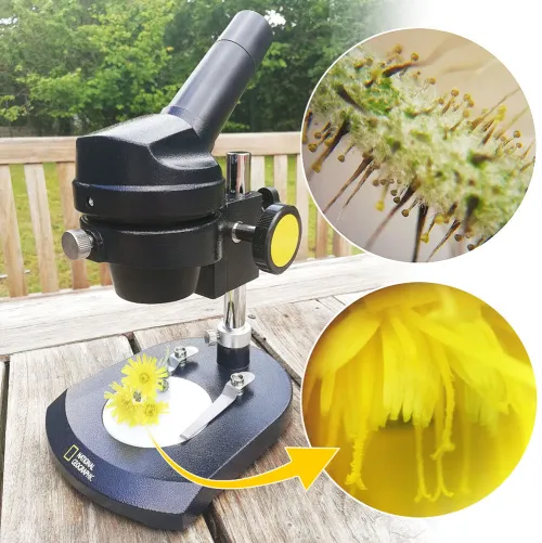 foto microscopio Bresser National Geographic 20x, monocular,  11
