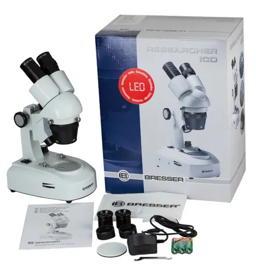 fotografía microscopio Bresser Researcher ICD LED 20–80x,  3
