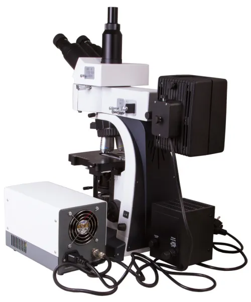 imagen microscopio Levenhuk MED PRO 600 Fluo,  6