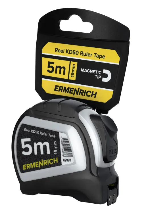 foto cinta métrica Ermenrich Reel KD50,  6