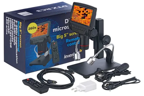 foto microscopio Levenhuk DTX RC3 con mando a distancia,  2