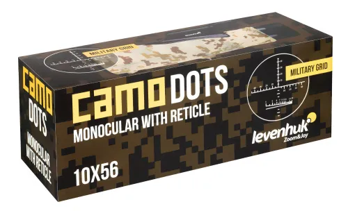 gráfico monocular Levenhuk Camo 10x56 con retícula,  13
