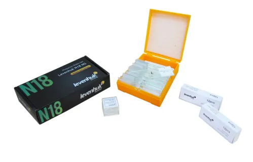 foto set de preparaciones Levenhuk N18 NG,  2