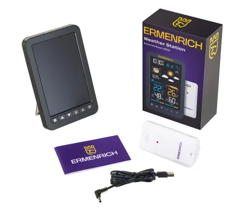 gráfico estación meteorológica Ermenrich Report WR30,  2