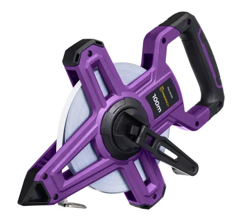 foto cinta métrica de topografía Ermenrich Reel SH100,  2